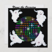 Invitation Fête Halloween DISCO - SRF (Devant / Derrière)