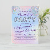 Invitation Fête holographique (Debout devant)