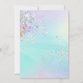 Invitation Fête holographique (Dos)