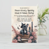 Invitation 👻 fête 🐶 Howl-O-Ween ! (Debout devant)
