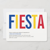 Invitation Fête: Invitations: Colombie: Drapeau Colombien (Devant)