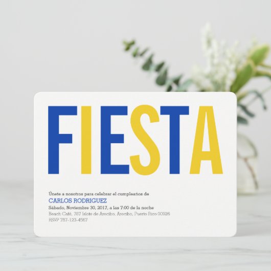 Invitation Fête :Invitations: Uruguay : Drapeau uruguayen (Debout devant)