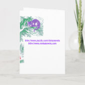 Invitation Fête Invite : "Cheshire Cat" (Dos)