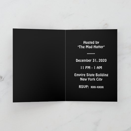 Invitation Fête Invite : "Cheshire Cat" (Intérieur)