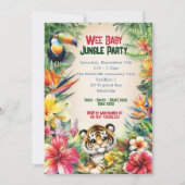 Invitation Fête Jungle Bébé (Dos)