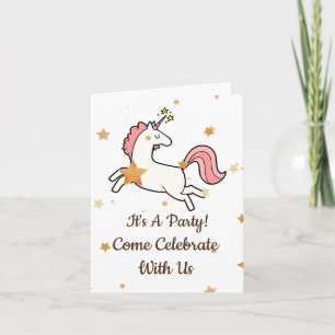 Invitation Fête Licorne