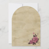 Invitation Fête Licorne Rose (Dos)