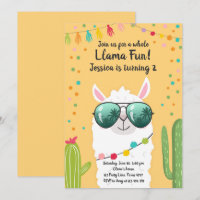 Fête Llama Anniversaire Alpaca Fiesta Fille Jaune