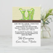 Invitation Fête Margarita - Voir au verso - (Debout devant)