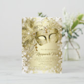 Invitation Fête Masquée d'Or (Debout devant)