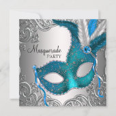 Invitation Fête masquée et événement (Devant)