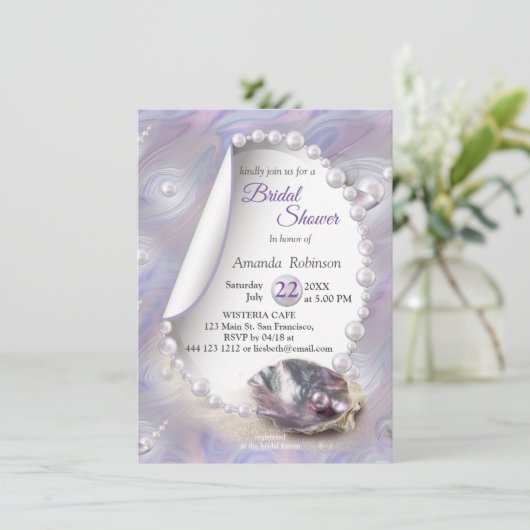 Invitation Fête Mère de Pearls Beach (Debout devant)