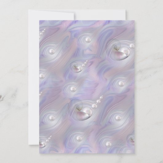 Invitation Fête Mère de Pearls Beach (Dos)