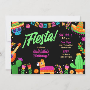 Invitation Fête mexicaine