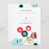 INVITATION FÊTE MEXICAINE (Devant / Derrière)