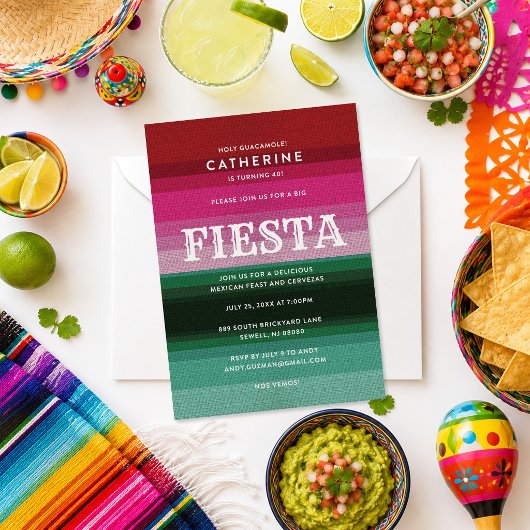 Invitation Fête Mexicaine