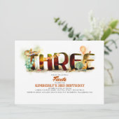 Invitation Fête mexicaine 3ème anniversaire (Debout devant)