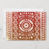 Invitation Fête mexicaine 9ème anniversaire (Dos)