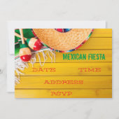 Invitation Fête mexicaine à thème Fiesta (Devant)