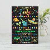 Invitation Fête mexicaine colorée et amusante (Debout devant)