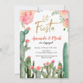 Invitation Fête mexicaine de Cactus (Devant)