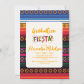 Invitation Fête mexicaine de Fiesta Graduation (Devant)