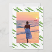 Invitation Fête mexicaine de Taco (Dos)