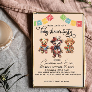 Invitation Fête mexicaine du Baby shower des morts d'Hallowee