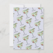 Invitation Fête mexicaine funky dessinée à la main (Dos)