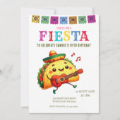 Invitation Fête mexicaine moderne (Devant)