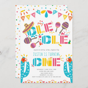 Invitation Fête mexicaine Premier anniversaire
