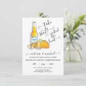 Invitation Fête mexicaine prends un shot Réception de mariage (Debout devant)