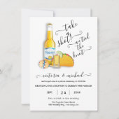 Invitation Fête mexicaine prends un shot Réception de mariage (Devant)