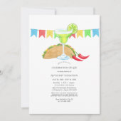 Invitation Fête Mexicaine Taco Célébration de la Vie (Devant)
