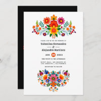 Fête mexicaine vibrante Mariage floral