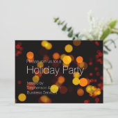 Invitation Fête moderne de Bokeh (Debout devant)