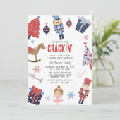 Invitation Fête moderne : lançons cette fête de Noël qui déco (Debout devant)