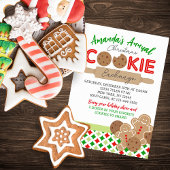 Invitation Fête Noël Cookie Exchange Party