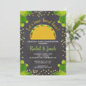 Invitation Fête : On se régale d'amour Réception de mariage p (Debout devant)