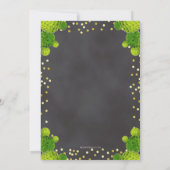 Invitation Fête : On se régale d'amour Réception de mariage p (Dos)