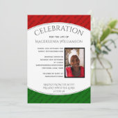 Invitation FÊTE PANafricaine DE LA VIE Photo Funérailles (Debout devant)