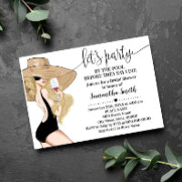 Fête par pool avant de faire Fête des mariées