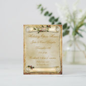 Invitation Fête Parchemin (Debout devant)