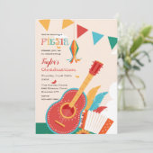 Invitation Fête Party or Soirée Fiesta (both are used, but "S (Debout devant)