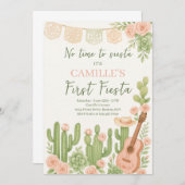 Invitation Fête Pas Le Temps De Siesta Anniversaire (Devant / Derrière)