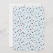 Invitation Fête patriotique Célébration de la Bannière étoilé (Dos)