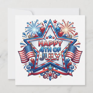Invitation Fête patriotique du 250e anniversaire du 4 juillet
