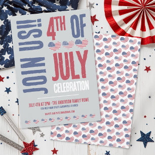 Invitation Fête patriotique du 4 juillet