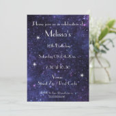 Invitation Fête personnalisée de la Galaxie (Debout devant)