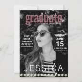 Invitation Fête photo de couverture du magazine universitaire (Devant)